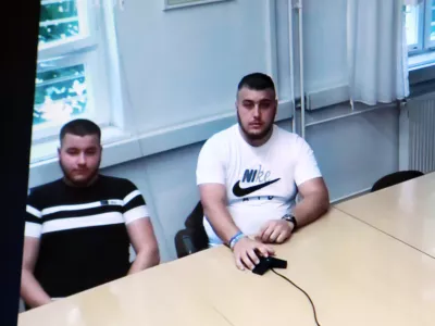 25.09.2025 - sodi&scaron;če, obtožena Novak Arsen, Novak LeonardoFoto: Tomaž Skale