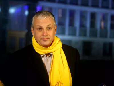 Ale&scaron; Primc, vodja Civilne iniciative za družino in pravice otrok in sovoditelj Koalicije za otroke gre!- - 20.12.2015 - referendum o noveli zakona o zakonski zvezi in družinskih razmerjih (ZZZDR-D) - Volivci so na referendumu 63,5 odstotki glasov zavrnili uveljavitev novele zakona, ki je izenačevala partnerske skupnosti. //FOTO: Bojan Velikonja