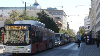 7.10.2025 - Gneča, zastoj, Slovenska cesta, Avtobusi LPPFoto: Luka Cjuha