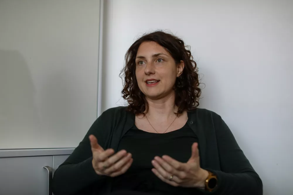 24.4.2024 - Mojca Plesničar je znanstvena sodelavka na In&scaron;titutu za kriminologijo in docentka na Pravni fakulteti Univerze v Ljubljani.FOTO: Luka Cjuha