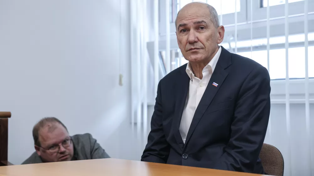 Janez Jan&scaron;a- 15.04.2025 - sojenje Janezu Jan&scaron;i v zadevi Trenta v Celju//FOTO: Jaka Gasar