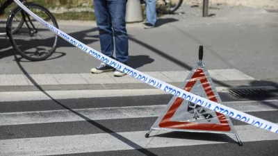 05.06.2025 - Simbolična fotografija Policija - prometna nesreča - policijski trakFoto: Luka Cjuha