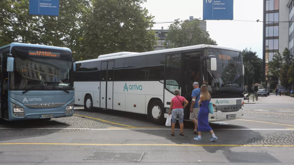- 05.09-2024. - Avtobusma postaja Ljubljana, primestne proge.//FOTO: Bojan Velikonja