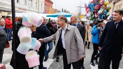 Murska Sobota.Regijski obisk vlade v Pomurju.Predsednik vlade Robert Golob je obiskal Trejzino senje.