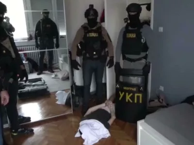 aretacija osumljenega za umor v beogradu