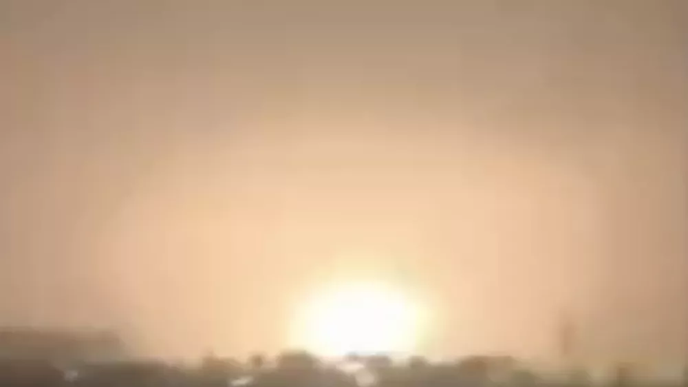 Ukraine marks the 1,000th day or war by exploding a giant Russian ammunition depot in a fireball explosion in Bryansk region.,Image: 936269297, License: Rights-managed, Restrictions: ***HANDOUT image or SOCIAL MEDIA IMAGE or FILMSTILL for EDITORIAL USE ONLY! * Please note: Fees charged by Profimedia are for the Profimedia's services only, and do not, nor are they intended to, convey to the user any ownership of Copyright or License in the material. Profimedia does not claim any ownership including but not limited to Copyright or License in the attached material. By publishing this material you (the user) expressly agree to indemnify and to hold Profimedia and its directors, shareholders and employees harmless from any loss, claims, damages, demands, expenses (including legal fees), or any causes of action or allegation against Profimedia arising out of or connected in any way with publication of the material. Profimedia does not claim any copyright or license in the attached materials. Any downloading fees charged by Profimedia are for Profimedia's services only. * Handling Fee Only ***, Model Release: no