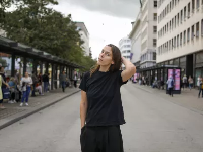 26.9.2025 - Dr. Nina Dragičević je pesnica, skladateljica in sociologinja.Foto: Luka Cjuha / Foto: Luka Cjuha