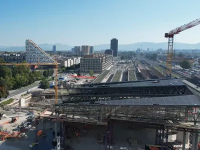 Železni&scaron;ka postaja: Nadhod dobiva obliko