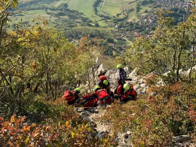 Gorsko re&scaron;evanje na Gradi&scaron;ki Turi. 