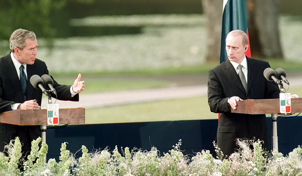 George Bush Vladimir Putin, 