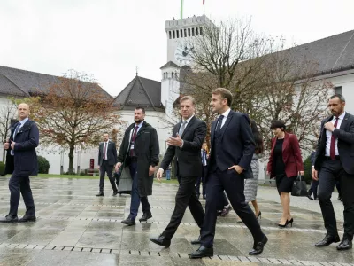 francoski predsednik Emmanuel Macron na obisku v Sloveniji, Ljubljanski grad