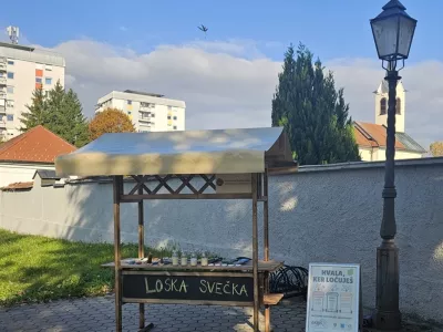 Iz odpadnega jedilnega olja izdelali lo&scaron;ko svečko