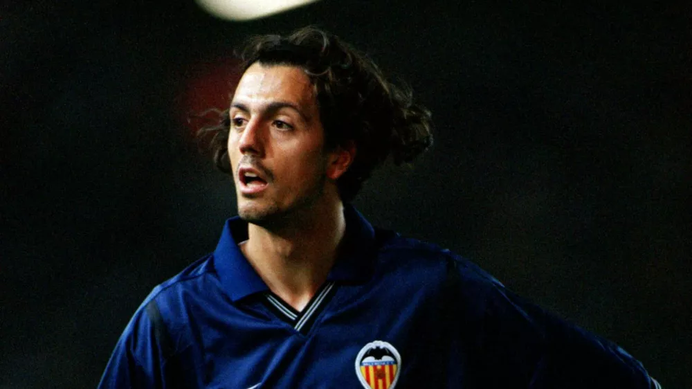 Zlatko Zahović v dresu zvezdni&scaron;ke&nbsp;Valencie / Foto: Getty Images