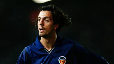 Zlatko Zahović v dresu zvezdni&scaron;ke&nbsp;Valencie / Foto: Getty Images