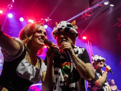 - Ale&scaron; KLinar KLinči,- Maja Bobnar, - 21.11 2025. Koncert skupine Agropop ob 40. obletnici delovanja.//FOTO: Bojan Velikonja / Foto: Bojan Velikonja