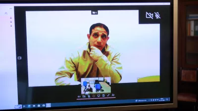 24.10.2025 - sodi&scaron;če, obtoženi Blekier Ayou, Tarza Tahir (čez cel ekran)Foto: Tomaž Skale