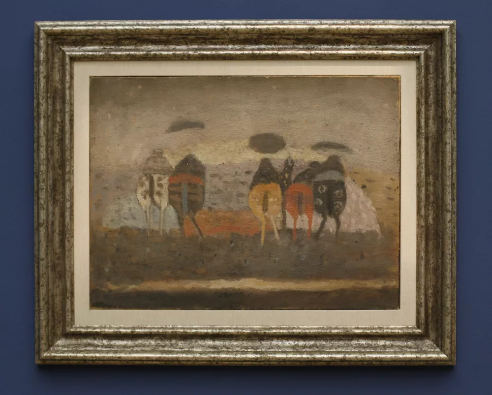 Donacija slike Zorana Mu&scaron;iča Narodni Galeriji, Donator Igor Lah, poslovnež (MARFIN), //FOTO: JAKA ADAMIČOPOMBA: ZA OBJAVO V ČASOPISU DNEVNIK / Foto: Jaka Adamič