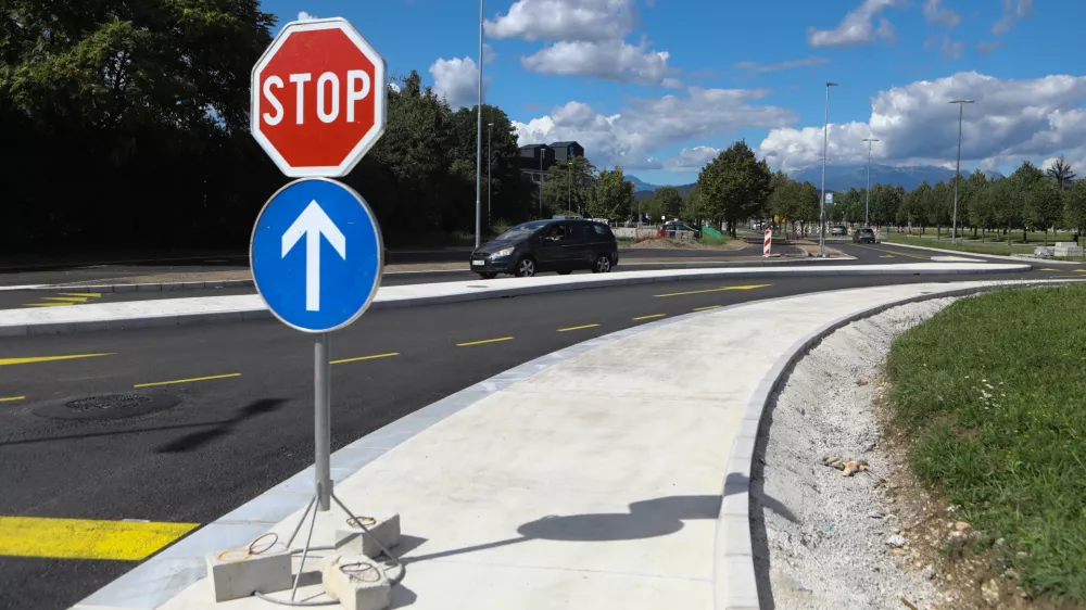 31.08.2025 Linhartova cesta - rondo Žale delno odprtjeFoto: Luka Cjuha