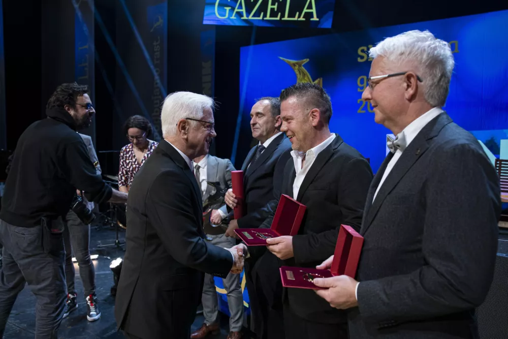 KLS LJUBNO - Mirko Stra&scaron;ek, ACRYFORM - Stanislav Habinc, ROSI TEH - Roman Mikolič, GONZAGA PRO - Iztok Bizjak (Foto: Katja Kodba)