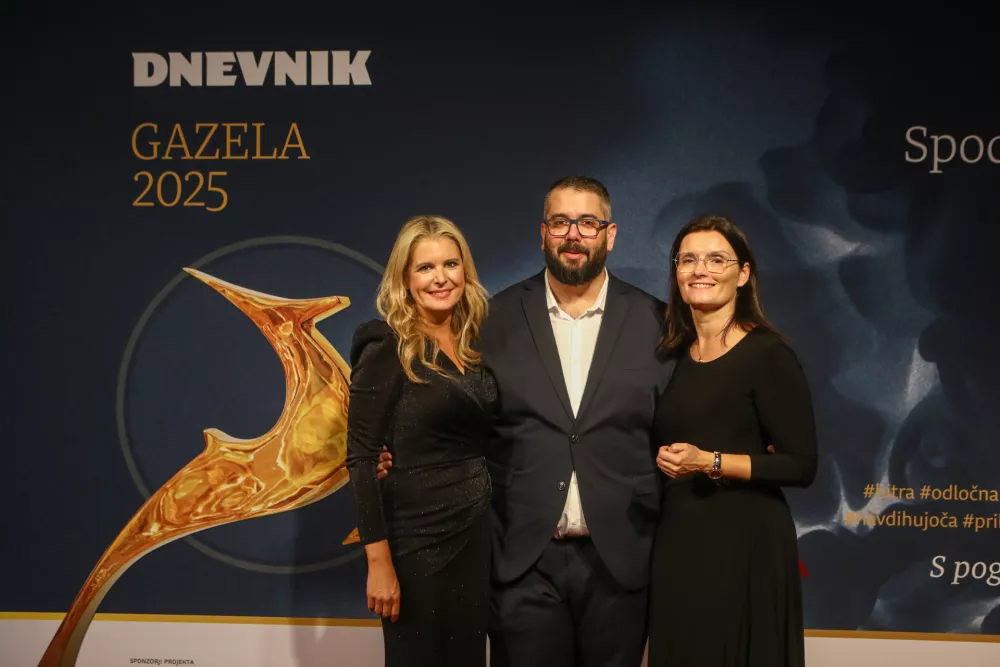 Bernarda Žarn, DNEVNIK MEDIJI - Stipe Grubi&scaron;ić in Tatjana Tanackovič (Foto: Luka Cjuha)