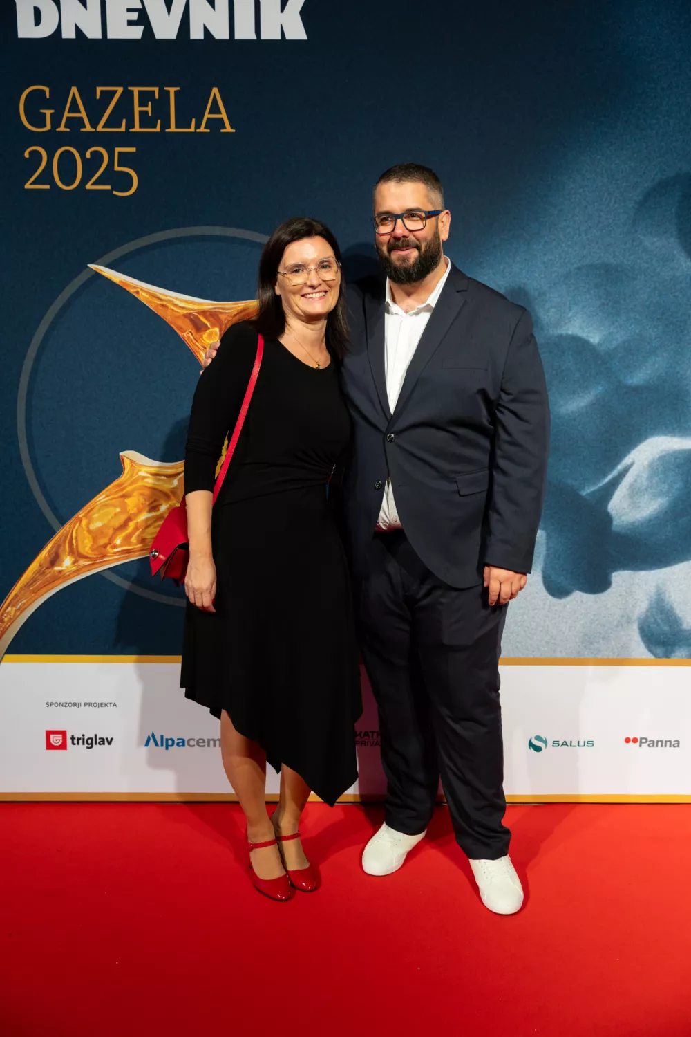 DNEVNIK MEDIJI - Tatjana Tanackovič in Stipe Grubi&scaron;ić (Foto: Adrian Pregelj)
