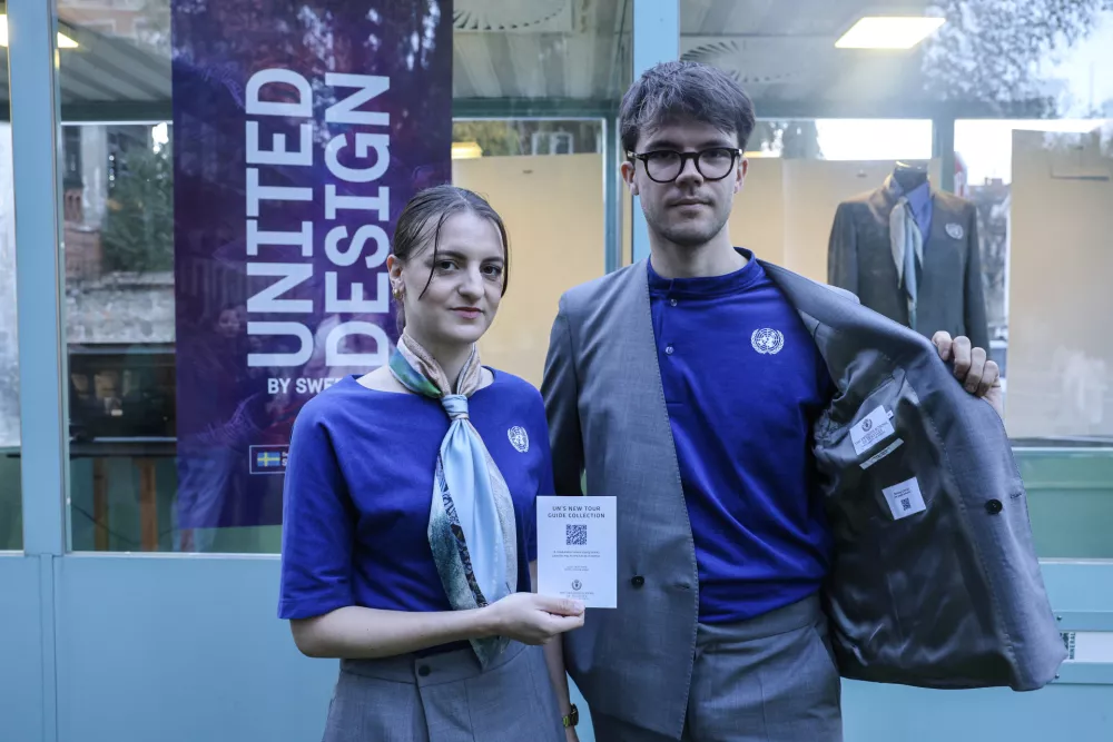 Uniforme za Združene narode oblikoval tudi Slovenec