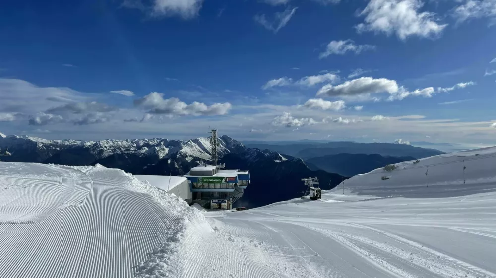 Kanin 2024, sneg, žični&scaron;ke naprave