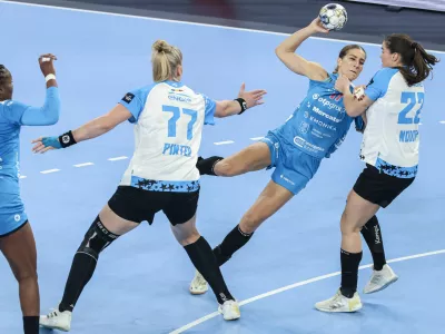 Ana Abina- 25.10.2025 - rokomet - liga prvakov za ženske - Krim Mercator: CSM Bukare&scaron;ta//FOTO: Jaka Gasar