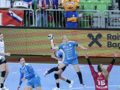 Tamara Mavsar- 25.10.2025 - rokomet - liga prvakov za ženske - Krim Mercator: CSM Bukare&scaron;ta//FOTO: Jaka Gasar