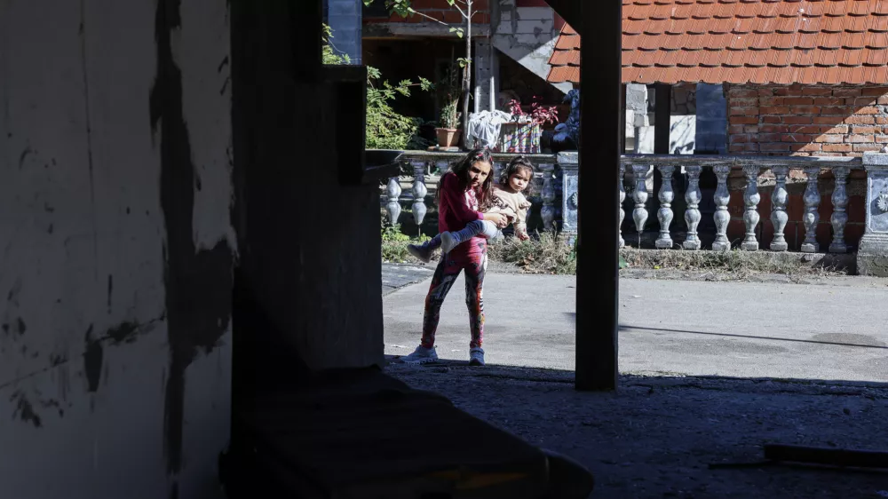 - 28.10.2025 - Romsko naselje Kerinov Grm//FOTO: Jaka Gasar