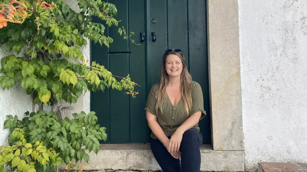 Eva Luk&scaron;ič Medved na Portugalskem / Foto: Osebni Arhiv