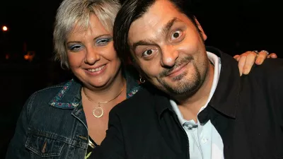 23.09.2005 Zagreb - Arhivska fotografija Dine Dvornika sa suprugom Danijelom na partyu Big Brothera.rPhoto Jurica Galoic/24sata