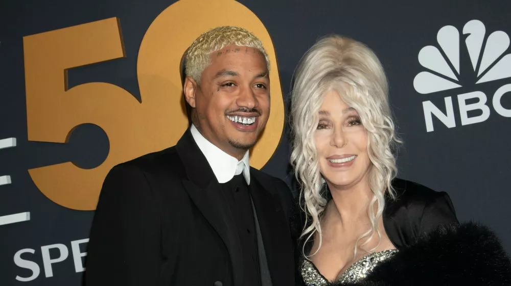 SNL50: The Anniversary Special-ArrivalsFeaturing: Alexander Edwards and CherWhere: New York, New York, United StatesWhen: 17 Feb 2025Credit: Janet Mayer/INSTARimages.com,Image: 965006836, License: Rights-managed, Restrictions:, Model Release: no