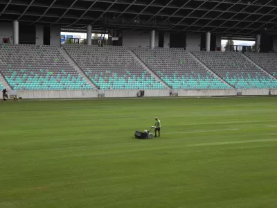 stadion stožice nova zelenica, igralna pivr&scaron;ina, foto luka cjuha