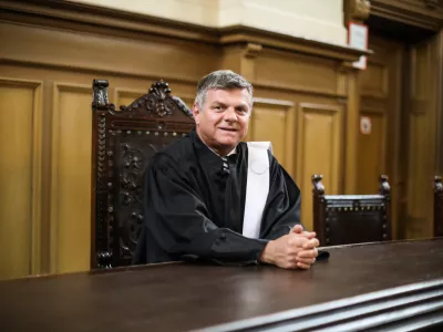 - 20.10.2022 - Marjan Pogačnik, vi&scaron;ji sodnik - predsednik Okrožnega sodi&scaron;ča v Ljubljani od leta 2014 //FOTO: Bojan Velikonja