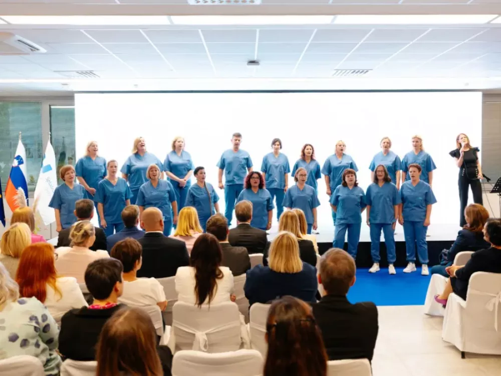 Zapel je bolni&scaron;nični pevski zbor. Foto SB NM / Foto: Foto Sb Nm