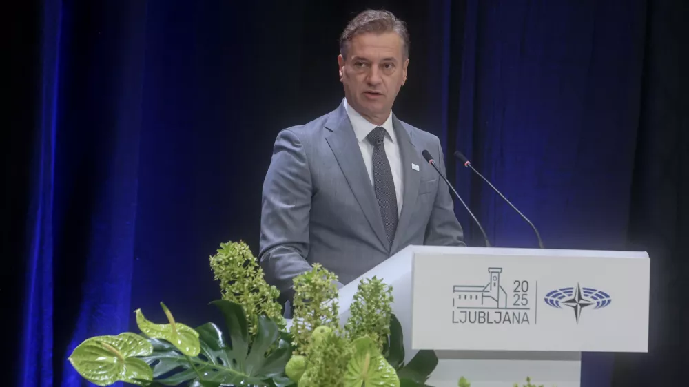 Robert Golob- 13.10.2025 - NATO - plenarno zasedanje Parlamentarne skup&scaron;čine Nata, na katerem bo imel nagovor med drugim premier Robert Golob, osrednji govornik pa bo generalni sekretar zavezni&scaron;tva Mark Rutte//FOTO: Jaka Gasar