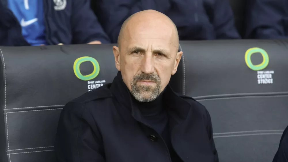 trener Celja Damir Krznar 02.03.2024 - nogomet - Olimpija &ndash; Celje, Prva liga Telemacha, 24. krog://FOTO: Luka Cjuha