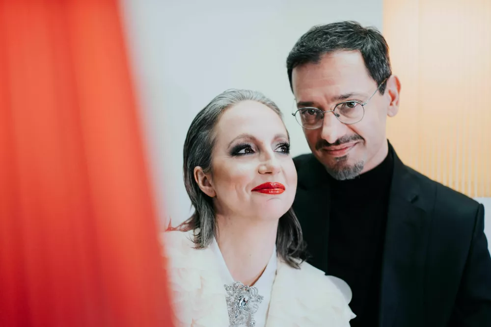 Jadranka Juras in Milan Stanisavljević, / Foto: Jana Furman 