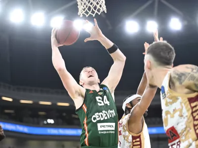 12.11.2025 Cedevita Olimpija - Umana Reyer Benetke v sedmem krogu evropskega pokala...FOTONik Erik Neubauer