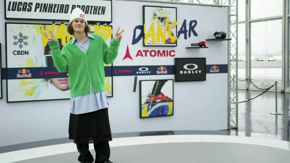 SALZBURG, AUSTRIA - MARCH 7: Lucas Pinheiro Braathen after the press conference, PK, Pressekonferenz at Hangar-7 on March 7, 2024 in Salzburg, Austria. Salzburg Hangar-7 Lucerne Austria *** SALZBURG, AUSTRIA MARCH 7 Lucas Pinheiro Braathen after the Press Conference at Hangar 7 on March 7, 2024 in Salzburg, Austria Salzburg Hangar 7 Lucerne Austria Copyright: xJustPictures.ch/JarixPestelaccix jp-en-EuSpIm-JP4_JAR_Lucas_Pinheiro_07Mar2024_SB00047,Image: 854558488, License: Rights-managed, Restrictions:, Model Release: no / Foto: Profimedia