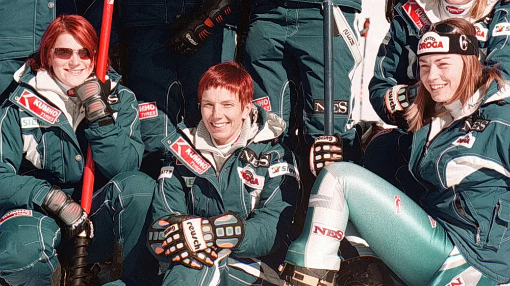 Alenka Dovžan, Nata&scaron;a Bokal, slovenska smučarska reprezentanca Tina Maze / Foto: Tomaž Skale