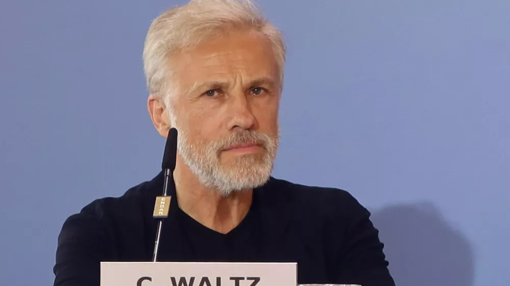 Christoph Waltz (za objavo v Nedeljskem dnevniku)Foto: Andraž Gombač, Airbeletrina / Foto: Andraž Gombač 