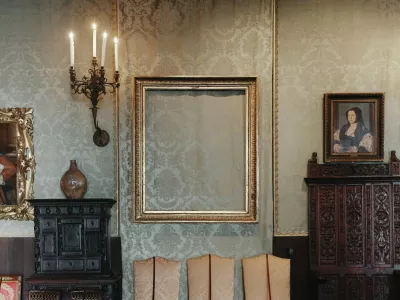 Prazen okvir v Muzeju Isabelle Stewart Gardner / Foto: Profimedia