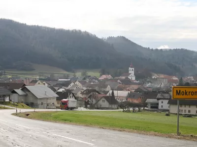 Panoramski pogled na občino Mokronog