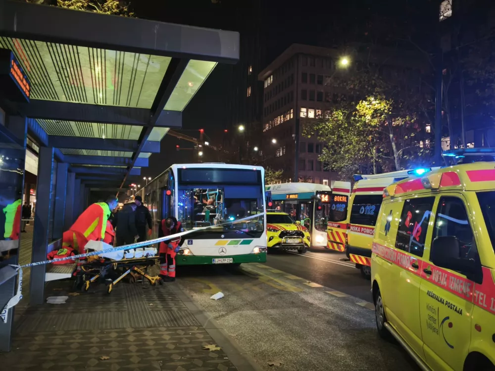 Ljubljana, Bavarski dvor.Incident na Bavarskem dvoru v Ljubljani.Foto: STA