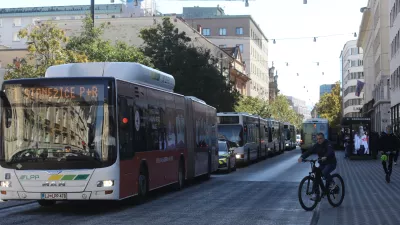 7.10.2025 - Gneča, zastoj, Slovenska cesta, Avtobusi LPPFoto: Luka Cjuha
