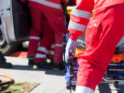 Re&scaron;evanje ob prometni nesreči.