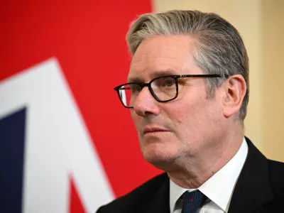 FILE PHOTO: Britain's Prime Minister Keir Starmer looks on during a meeting with General Secretary of the Communist Party of Vietnam, To Lam, at Downing Street in London, Britain October 29, 2025. Leon Neal/Pool via REUTERS/File Photo