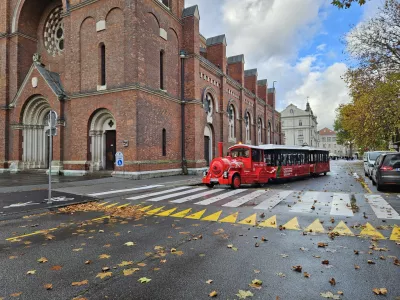 Maribor.Novi mestni vlakec obcine Maribor.